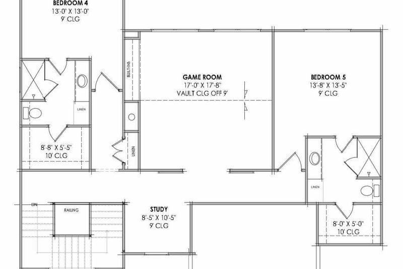 Home Plan - Exterior - Front Elevation 7 for Craftsman House Plan #1096-194 - 5 bed, 5.5 bath