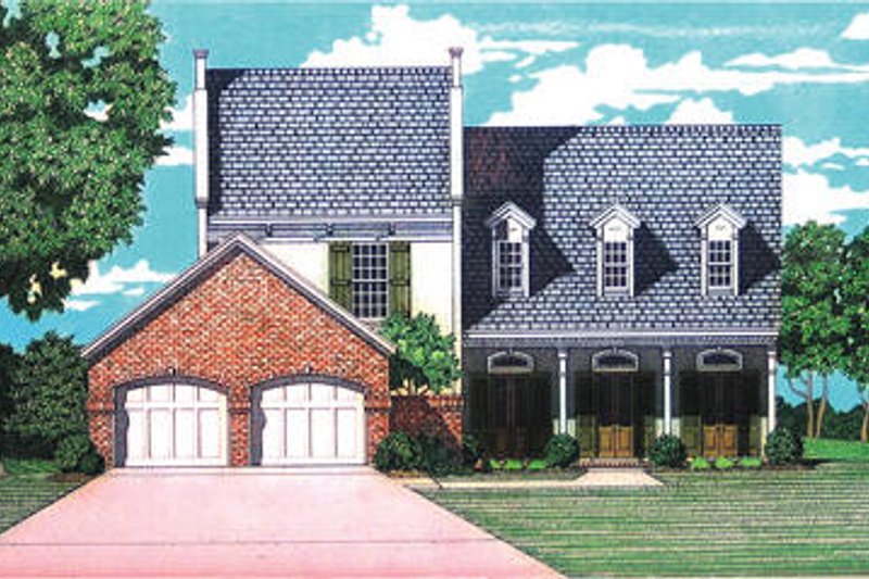 Architectural House Design - Exterior - Other Elevation for Traditional House Plan #45-359 - 3 bed, 2.5 bath
