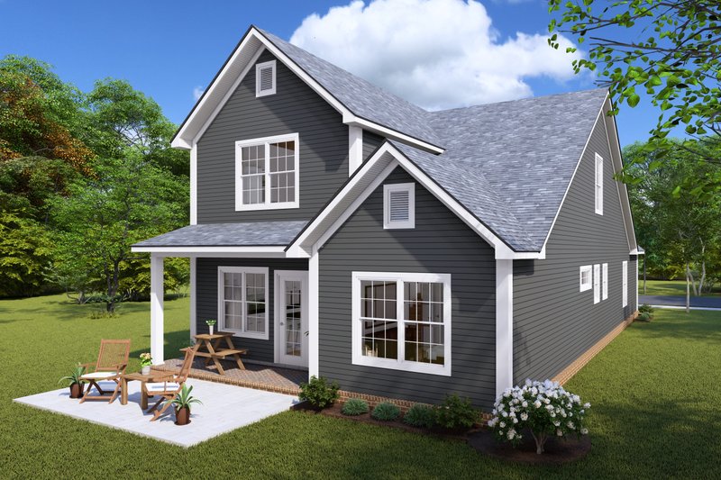 Home Plan - Exterior - Other Elevation for Cottage House Plan #513-2246 - 3 bed, 2.5 bath