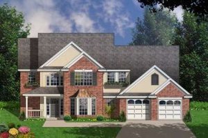 Country Exterior - Front Elevation Plan #40-206