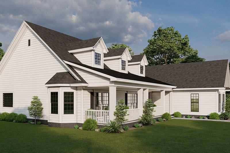House Plan Design - Exterior - Other Elevation for Country House Plan #17-176 - 3 bed, 2.5 bath