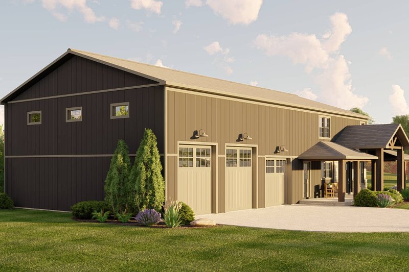 Home Plan - Exterior - Other Elevation for Barndominium House Plan #1064-221 - 4 bed, 4.5 bath