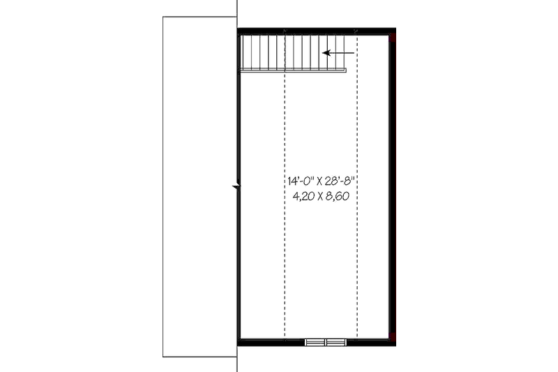 Dream House Plan - Floor Plan - Upper Floor for Contemporary House Plan #23-455, 0 bath