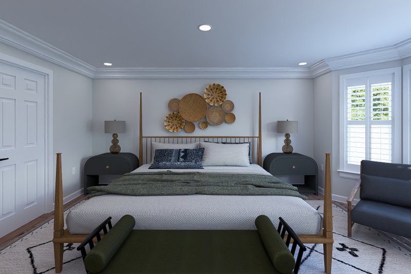 House Design - Interior - Master Bedroom 1 for Ranch House Plan #1060-222 - 3 bed, 2.5 bath