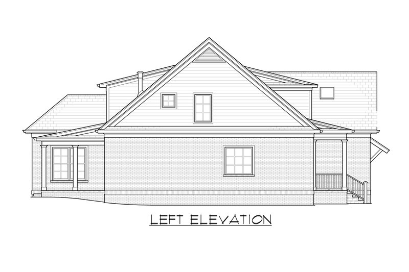 Dream House Plan - Exterior - Other Elevation for Traditional House Plan #1054-98 - 4 bed, 3.5 bath