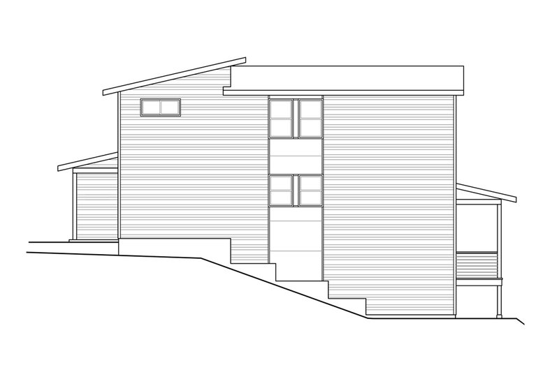 Dream House Plan - Exterior - Other Elevation for Modern House Plan #124-1282 - 3 bed, 2.5 bath