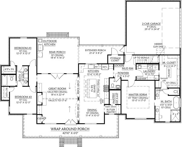 Optional Rear Garage