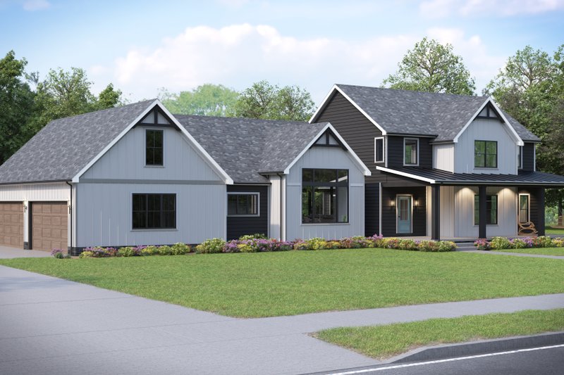 Dream House Plan - Exterior - Other Elevation for Colonial House Plan #1089-41 - 3 bed, 3.5 bath