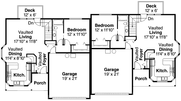 Dream House Plan - Traditional Floor Plan - Main Floor Plan #124-678