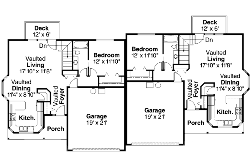 Home Plan - Floor Plan - Main Floor for Traditional House Plan #124-678 - 3 bed, 2 bath