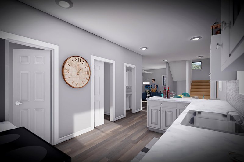 House Design - Interior - Kitchen for Prairie House Plan #70-1505 - 3 bed, 2.5 bath