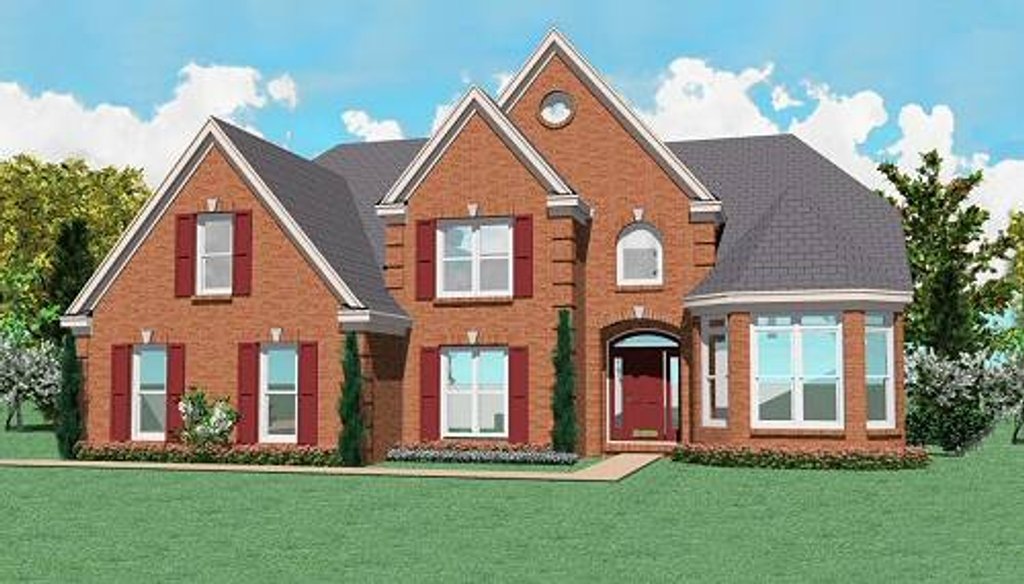 Exterior - Front Elevation 2 for Traditional House Plan #81-301 - 4 bed, 3 bath