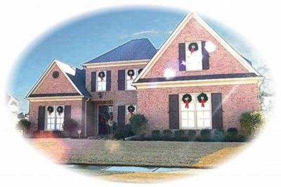 Exterior - Front Elevation for Traditional House Plan #81-1041 - 4 bed, 3.5 bath