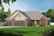 Traditional Style House Plan - 3 Beds 2.5 Baths 2183 Sq/Ft Plan #20-2078 