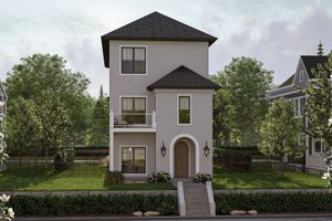 Modern Exterior - Front Elevation Plan #455-425