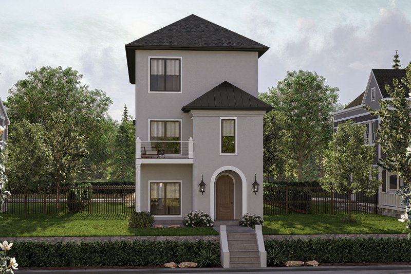 Modern Style House Plan - 4 Beds 4.5 Baths 2770 Sq/Ft Plan #455-425