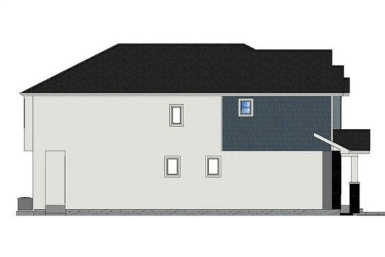 Exterior - Other Elevation 3 for Craftsman House Plan #126-275 - 3 bed, 2.5 bath