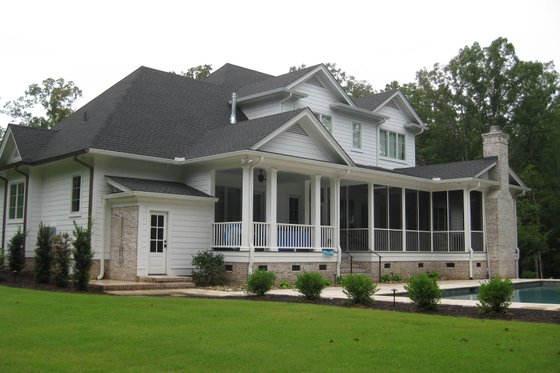 Exterior - Rear Elevation for Country House Plan #1054-95 - 5 bed, 5.5 bath