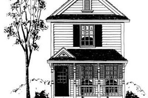 Farmhouse Exterior - Front Elevation Plan #410-248
