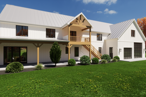 Exterior - Other Elevation for Barndominium House Plan #1116-15 - 4 bed, 3.5 bath
