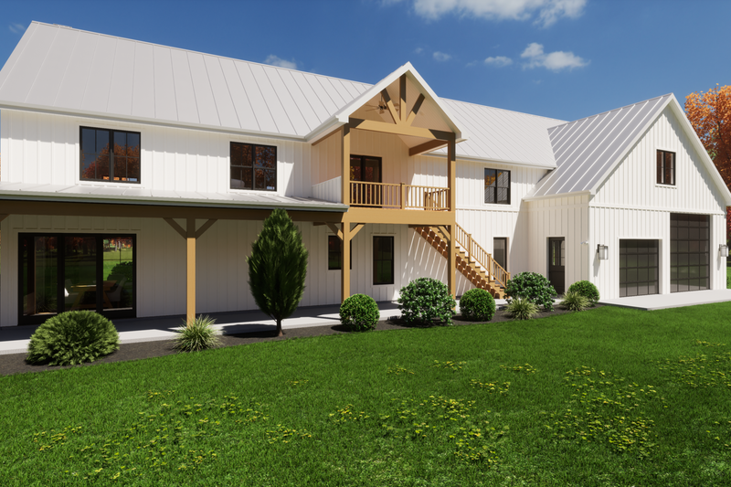 Architectural House Design - Exterior - Other Elevation for Barndominium House Plan #1116-15 - 4 bed, 3.5 bath