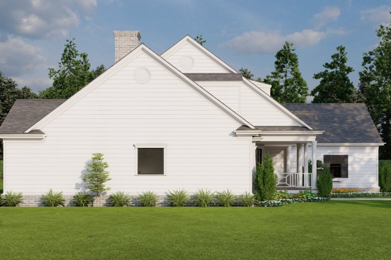 Architectural House Design - Exterior - Other Elevation 4 for Country House Plan #923-35 - 3 bed, 2 bath