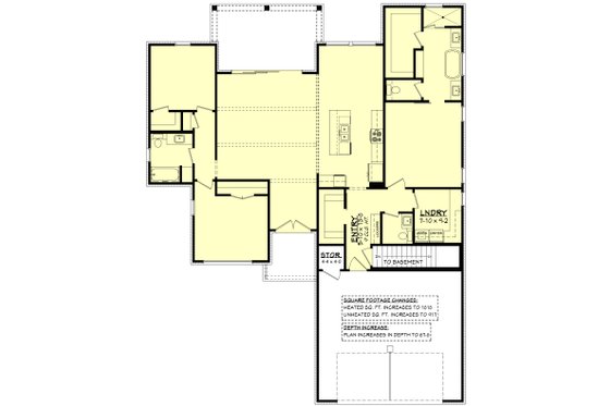 Floor Plan - Other Floor for Farmhouse House Plan #430-298 - 3 bed, 2.5 bath