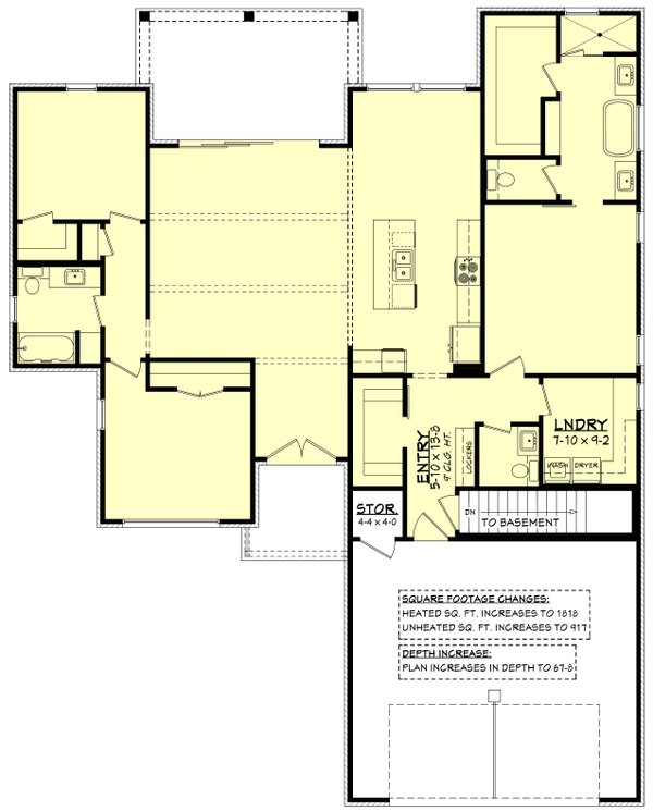 Farmhouse Floor Plan - Other Floor Plan #430-298