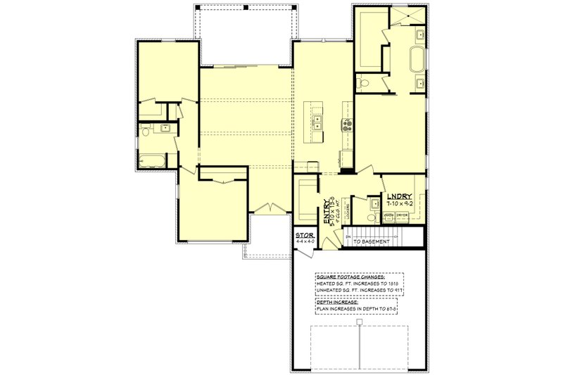Architectural House Design - Floor Plan - Other Floor for Farmhouse House Plan #430-298 - 3 bed, 2.5 bath