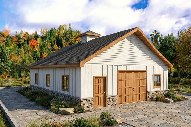 Dream House Plan - Exterior - Front Elevation 2 for Traditional House Plan #117-308, 0 bath