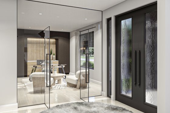 Interior - Entry for Modern House Plan #455-611 - 4 bed, 3.5 bath