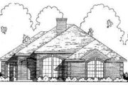 Traditional Style House Plan - 3 Beds 2 Baths 1640 Sq/Ft Plan #40-296 