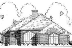 Traditional Exterior - Front Elevation Plan #40-296