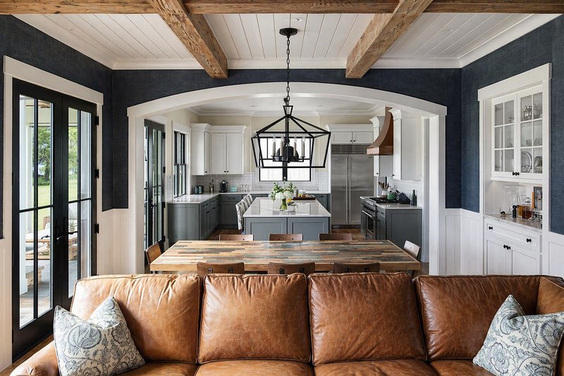 House Blueprint - Interior - Dining Room for Farmhouse House Plan #928-373 - 3 bed, 3.5 bath