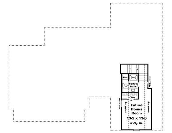 Craftsman Floor Plan - Other Floor Plan #21-289