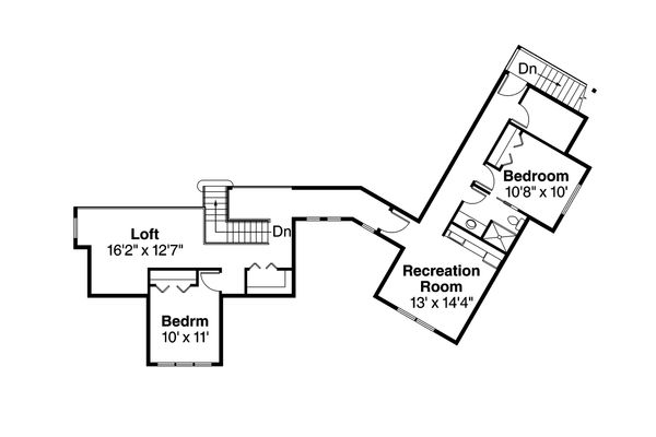 Craftsman Floor Plan - Other Floor Plan #124-979