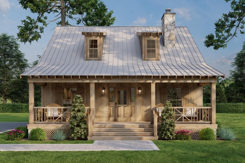 Architectural House Design - Farmhouse Exterior - Other Elevation Plan #17-2019