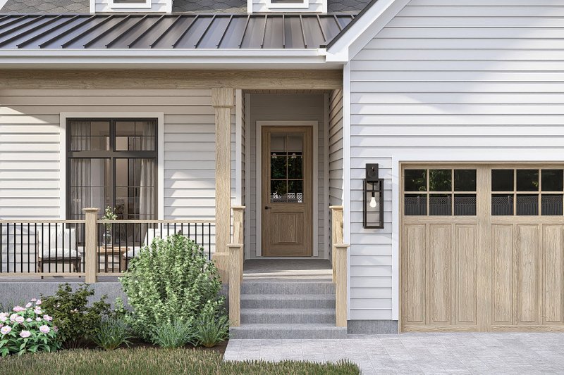 House Blueprint - Exterior - Front Elevation 4 for Farmhouse House Plan #455-772 - 3 bed, 2.5 bath