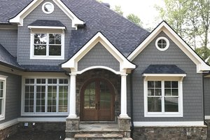 Exterior - Front Elevation 3 for Traditional House Plan #437-86 - 4 bed, 3.5 bath