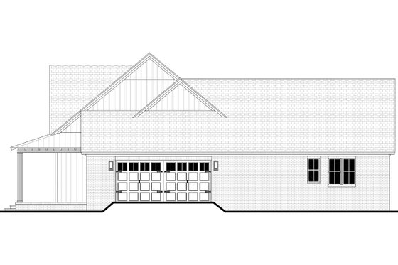 Exterior - Other Elevation 1 for Farmhouse House Plan #430-390 - 4 bed, 3.5 bath