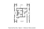 Country Style House Plan - 2 Beds 3 Baths 1900 Sq/Ft Plan #917-13 