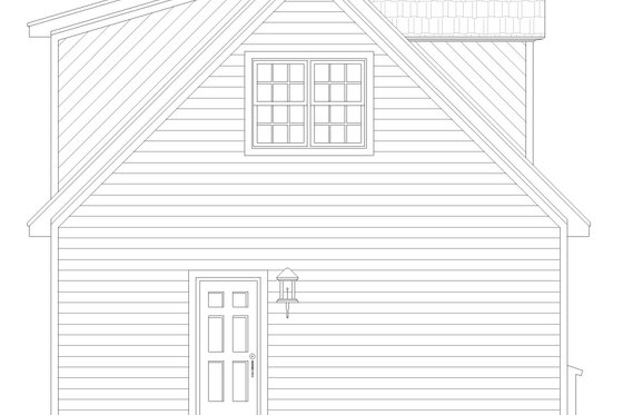 Exterior - Other Elevation for Contemporary House Plan #932-931, 0 bath