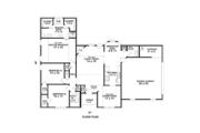 Traditional Style House Plan - 3 Beds 2 Baths 1567 Sq/Ft Plan #81-13803 