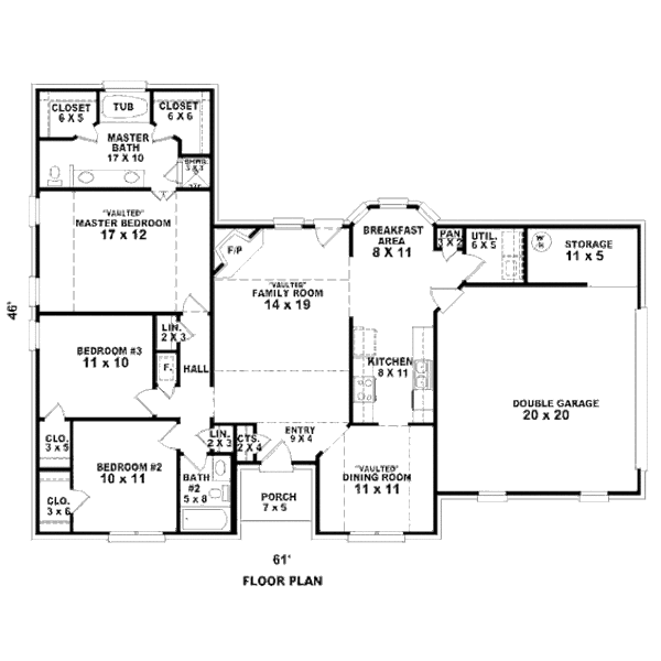 Traditional Floor Plan - Main Floor Plan #81-13803