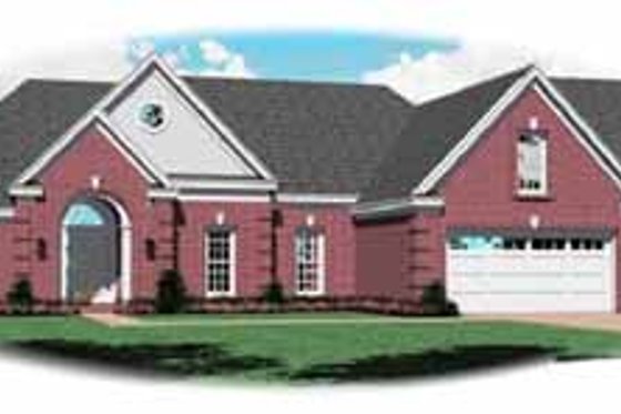 Exterior - Front Elevation for Traditional House Plan #81-313 - 3 bed, 2 bath