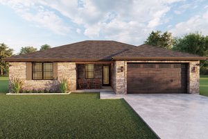 Dream House Plan - Exterior - Front Elevation for Traditional House Plan #1127-13 - 3 bed, 2 bath