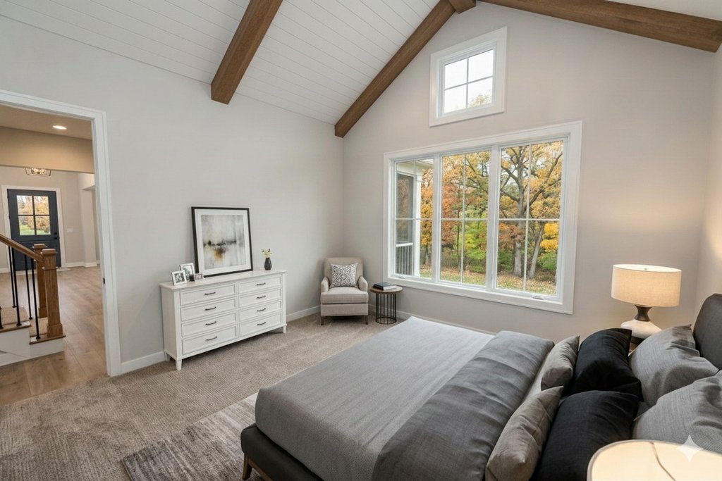 Interior - Master Bedroom 1 for Farmhouse House Plan #51-1549 - 4 bed, 3.5 bath