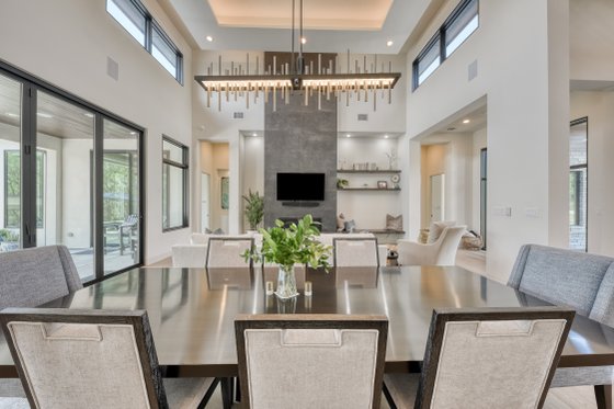Interior - Dining Room 1 for Modern House Plan #1110-39 - 5 bed, 4.5 bath
