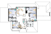 European Style House Plan - 5 Beds 3.5 Baths 4147 Sq/Ft Plan #23-294 