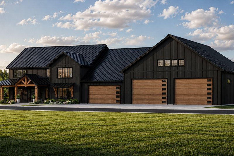 Dream House Plan - Exterior - Front Elevation 3 for Country House Plan #1064-486 - 3 bed, 3.5 bath